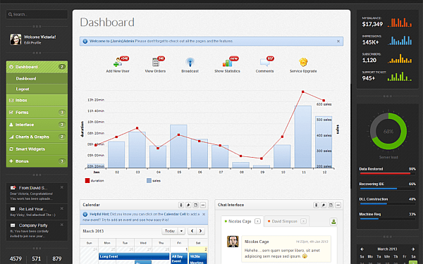 Jarvis Admin Template